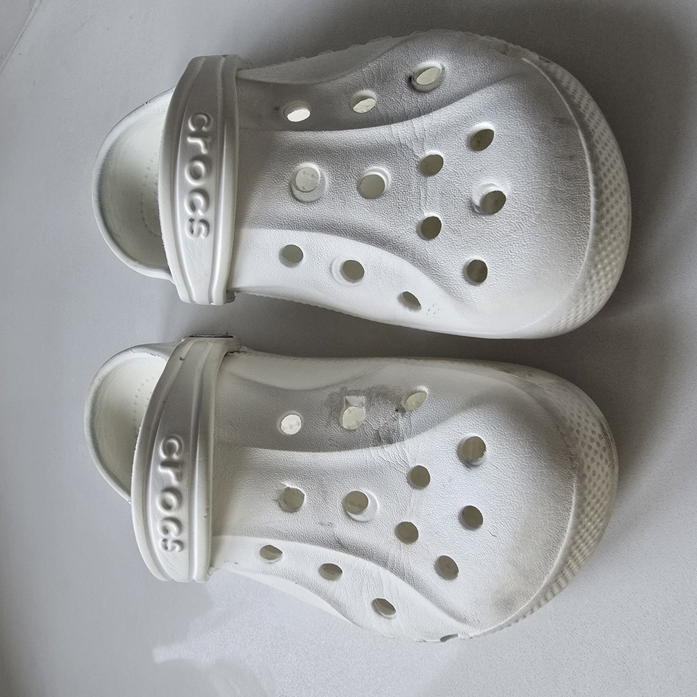 CROCS White Sandals with Molded Comfort